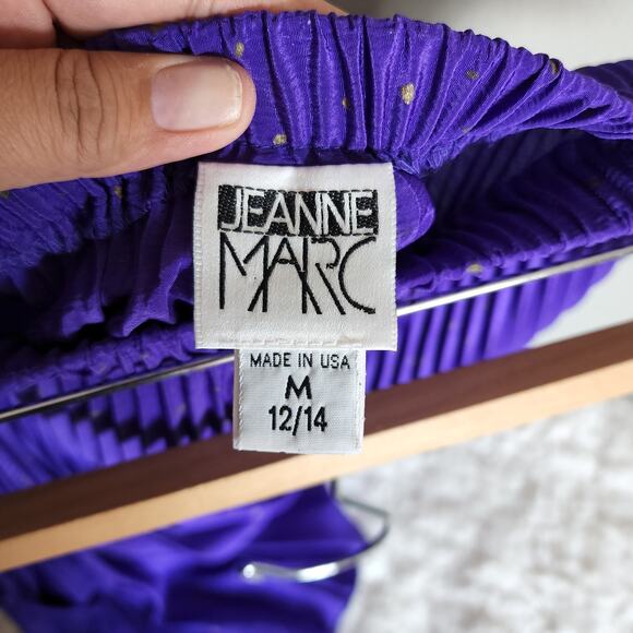 Vintage Jeanne Marc 3-Piece Women's Outfit Set Skirt, Top, and Jacket Purple - Picture 9 of 16